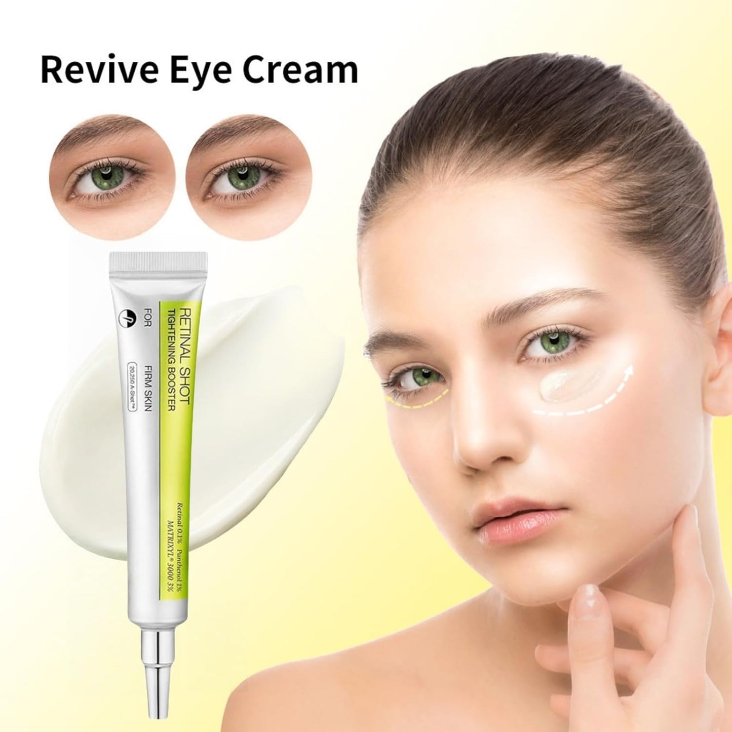 Brelza retinal shot tightening booster serum bottle for daily facial skincare application