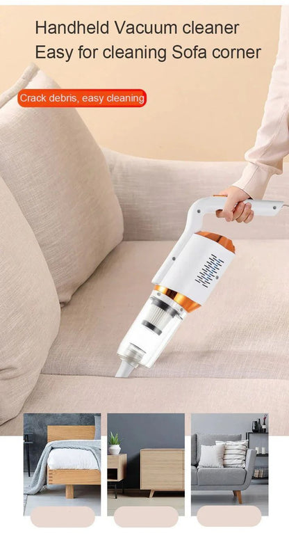 BRELZA 3-in-1 wireless vacuum cleaner with interchangeable attachments for cleaning floors, cars, and upholstery