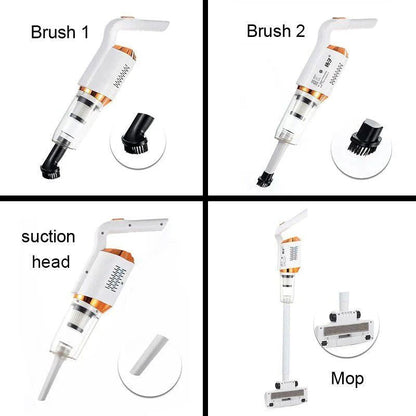 BRELZA 3-in-1 wireless vacuum cleaner with interchangeable attachments for car and home floor cleaning