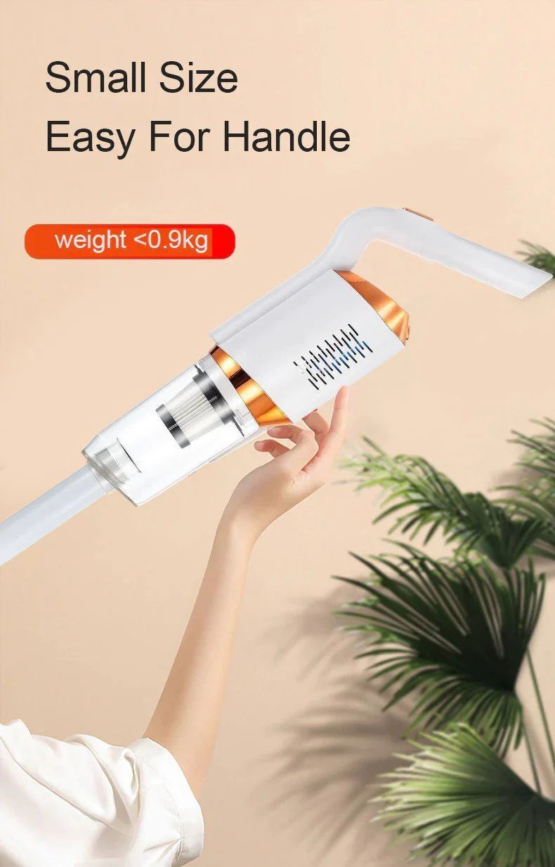 BRELZA 3-in-1 wireless vacuum cleaner with interchangeable attachments for cordless floor and car cleaning