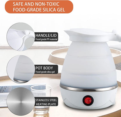 Compact Galaxy Wind portable electric kettle designed for boiling water during travel and office use.