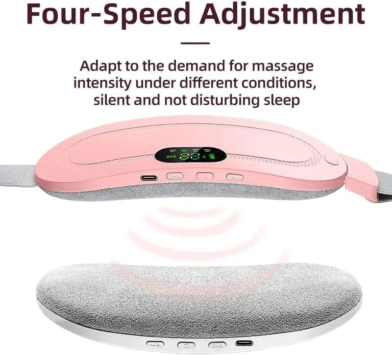 BRELZA smart menstrual heating belt with digital controller for adjustable period cramp relief