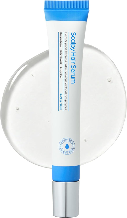 BRELZA Scalpy Growth Serum bottle with dropper designed to reduce hair fall and nourish scalp