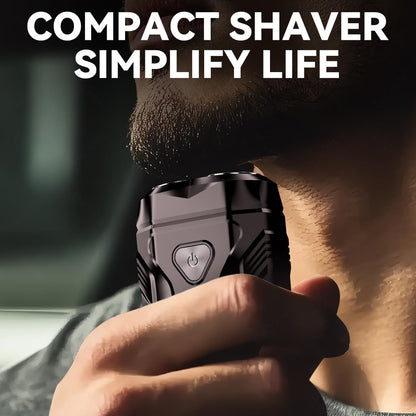 Black BRELZA portable rechargeable waterproof shaver with multi-functional display for daily grooming and travel