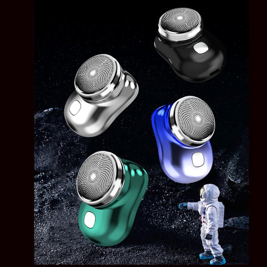 Compact BRELZA portable mini electric shaver for daily travel grooming