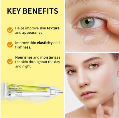 BRELZA retinal shot tightening booster serum bottle for facial skincare routine