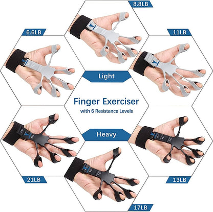 Handheld metal hook grip strength trainer for hand and forearm conditioning workouts