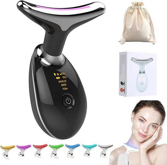 BRELZA sonic face massager and facial neck lifting device for daily skincare routines
