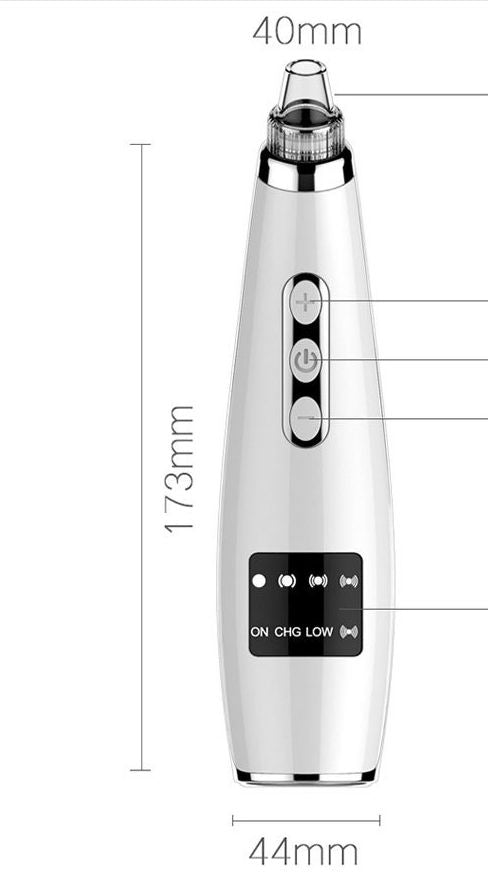BRELZA electric blackhead suction instrument for facial pore cleaning and daily skincare routine