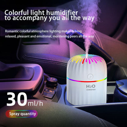 KSA DROP 3 in 1 air humidifier on a desk adding moisture to indoor spaces
